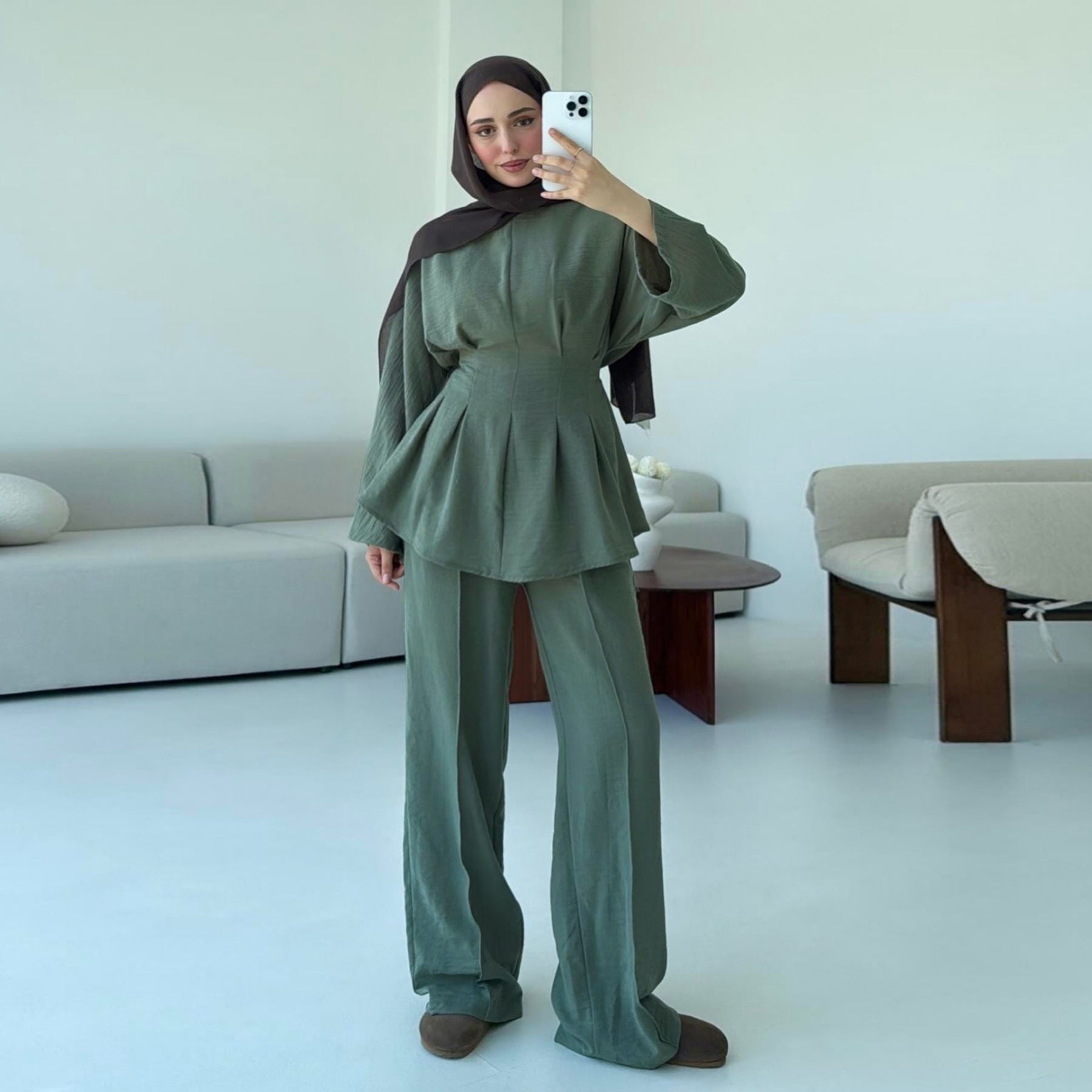 Muslim Women's Wear Two-Piece Suit