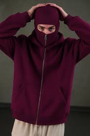 Ninja Hoodie for Men | Winter Fashion | Street Style Zip Mask Hoodie | Warm Fleece Hooded Jacket